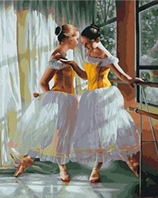 Ballet Dancers Paint By Numbers Numeral Paint Kit