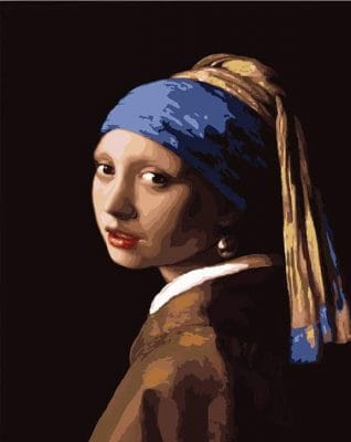 Girl With A Pearl Earring Paint By Numbers Numeral Paint Kit