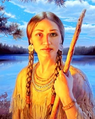 Sacagawea Art NEW Paint By Numbers Numeral Paint Kit