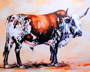 Nguni Cattle Paint By Numbers Numeral Paint Kit