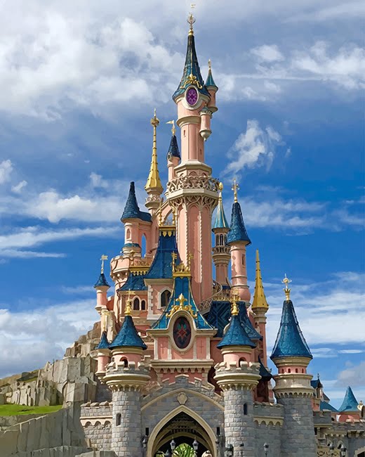 Disney Castle Paint By Numbers Numeral Paint Kit