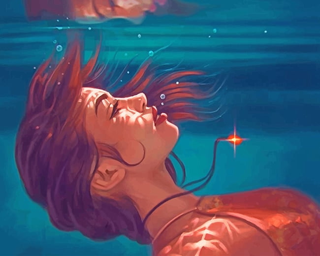 Drowning Girl Paint By Numbers Numeral Paint Kit