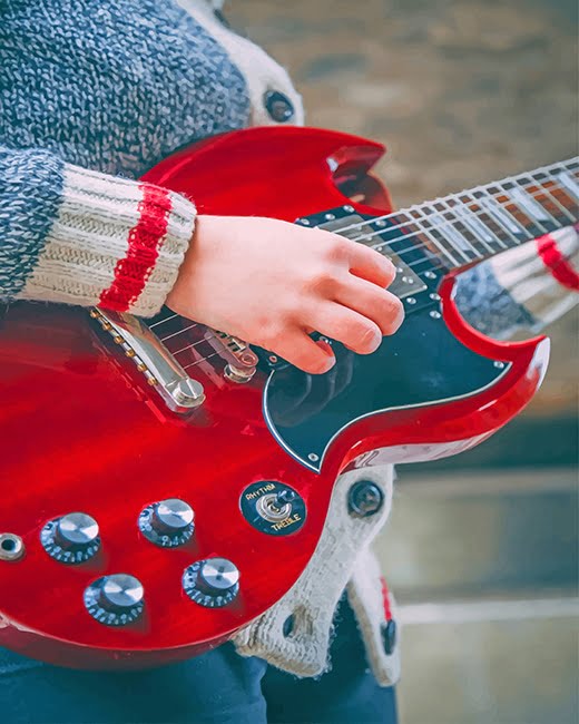 Guitarist NEW Paint By Numbers Numeral Paint Kit