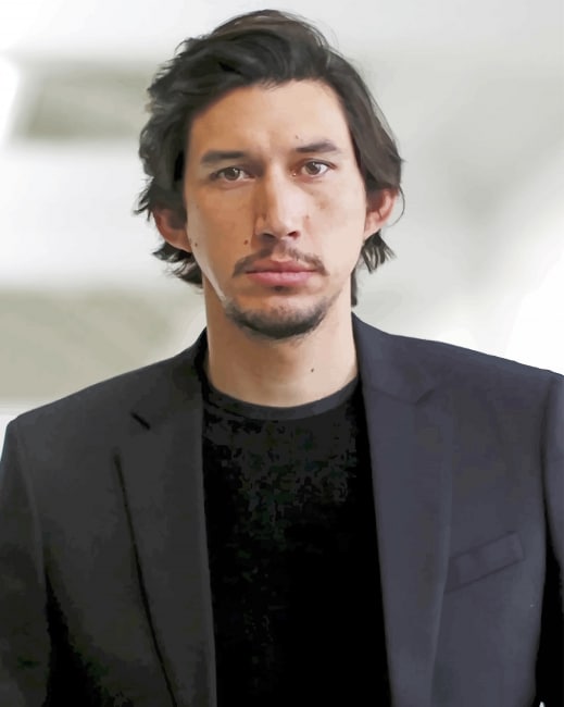 Handsome Classy Adam Driver NEW Paint By Number Numeral Paint