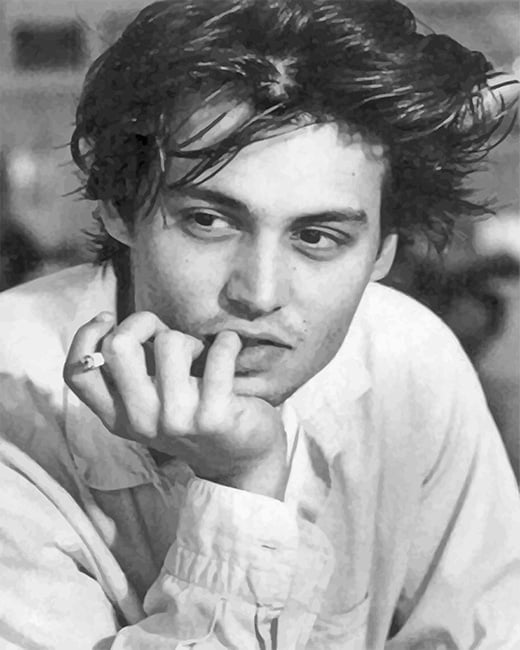 Johnny Depp Portrait NEW Paint By Numbers Numeral Paint Kit