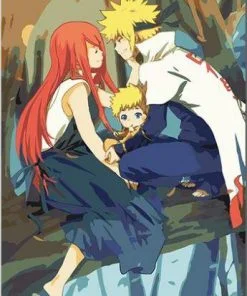 Naruto Minato And Kushina Paint By Numbers