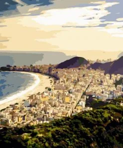 Rio de Janeiro Seaside Paint By Numbers