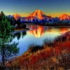 Reflection Mountain Lake Landscape Paint By Numbers