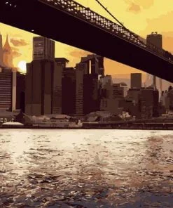 New York City Brooklyn Bridge Paint By Numbers