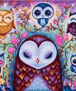 Dreaming Owls Paint By Numbers