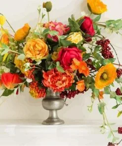 Autumn Flowers Paint By Numbers