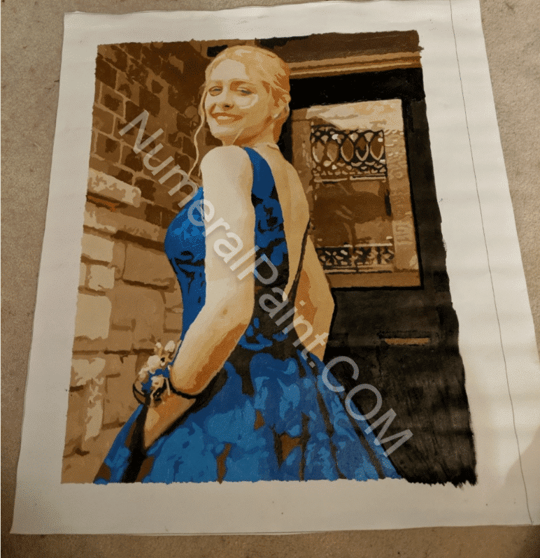 Custom Paint By Number - Make Your Own Photo with Frame - Numeral
