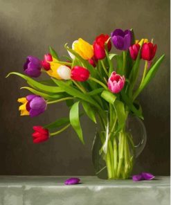 Tulip Vase Paint By Numbers