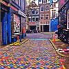 Amsterdam Colorful Street Paint By Numbers