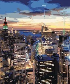 New York Night View Paint By Numbers