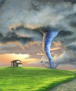 Tornado Storm Paint By Numbers