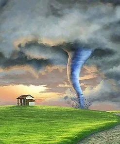Tornado Storm Paint By Numbers