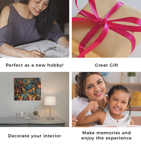 Paint by number beginner - Numeral Paint