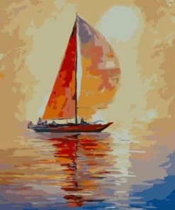 Sailing Boat Paint By Numbers