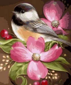 Bird And Flowers Paint By Numbers