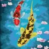 Koi Fish In Water Paint By Numbers