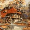 Autumn Forest House Paint By Numbers