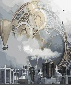 Steampunk City Paint By Numbers