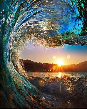 Sunset Wave Paint By Numbers