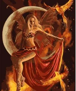 Angel Fire Phoenix People Paint By Numbers