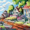 Lakeside Cottages Paint By Numbers