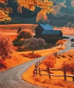 Farm Vermont Paint By Numbers