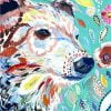 Floral Bear Paint By Numbers