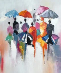 Abstract Rain Paint By Numbers