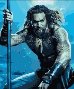 Aquaman Movie Paint By Numbers