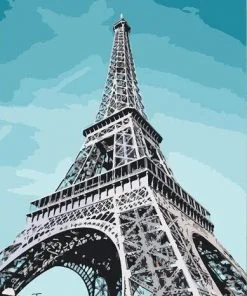 Eiffel Tower Paris Cities Paint By Numbers