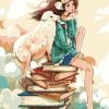 Anime Girl And Sheep Paint By Numbers