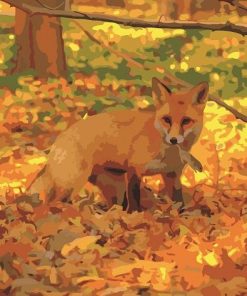 Autumn Fox Paint By Numbers