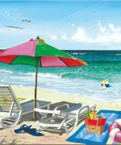 Beach Stroll Paint By Numbers