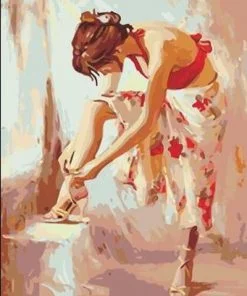 Beautiful Girl in Summer Suit People Paint By Numbers