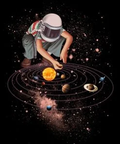 Little Astronaut Boy Paint By Numbers