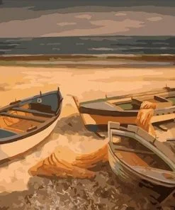 abandoned boats paint by numbers