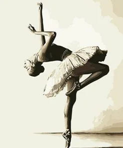 ballet dancer paint by numbers