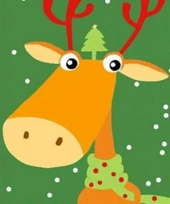 Cartoon Elk Paint By Numbers
