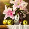 Lily Flowers Vase Paint By Numbers