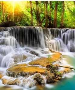 Waterfall Scenery Paint By Numbers