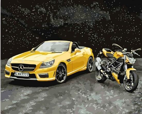 Slk Mercedes Benz Paint By Numbers