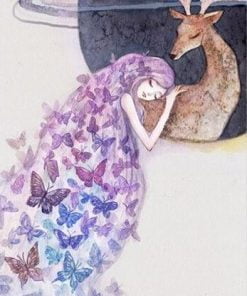 Fantasy Butterfly Girl Paint By Numbers
