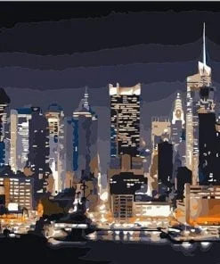 New York City Manhattan Paint By Numbers