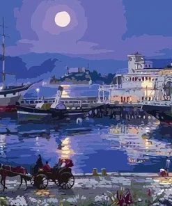 Amsterdam Big Harbor Paint By Numbers