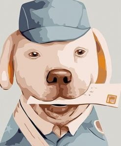 Dog Postman Paint By Numbers
